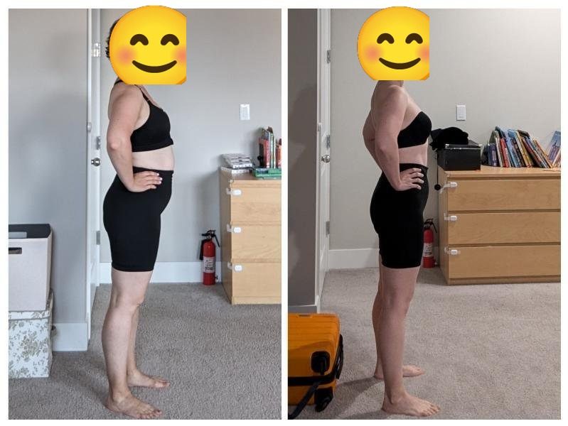 Client transformation — 12 weeks of coaching with Julie